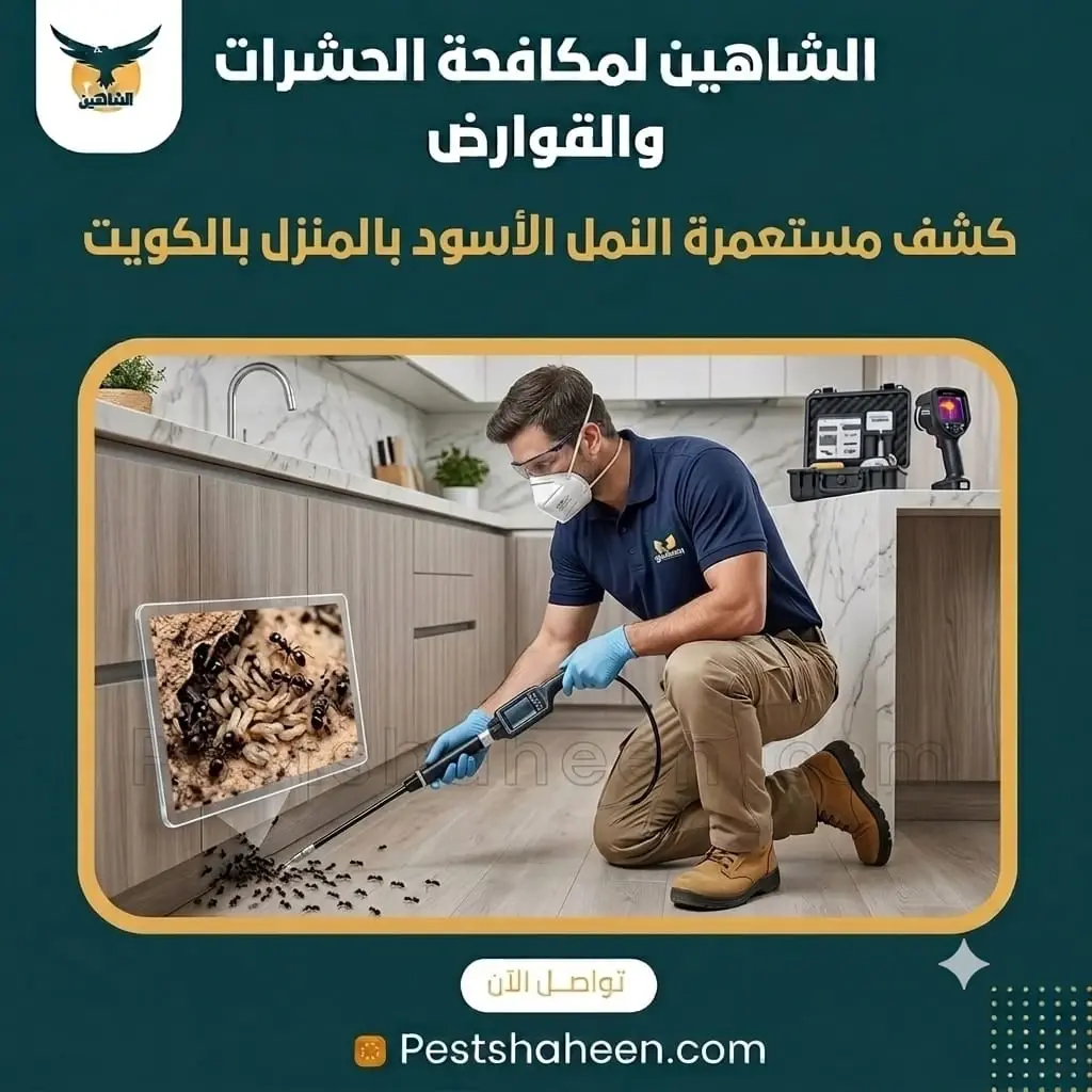 مكافحة النمل الأسود في الكويت