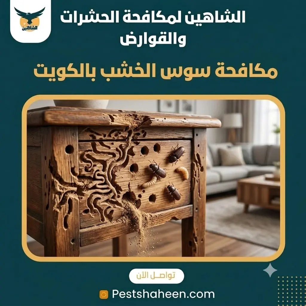 مكافحة سوس الخشب في الكويت