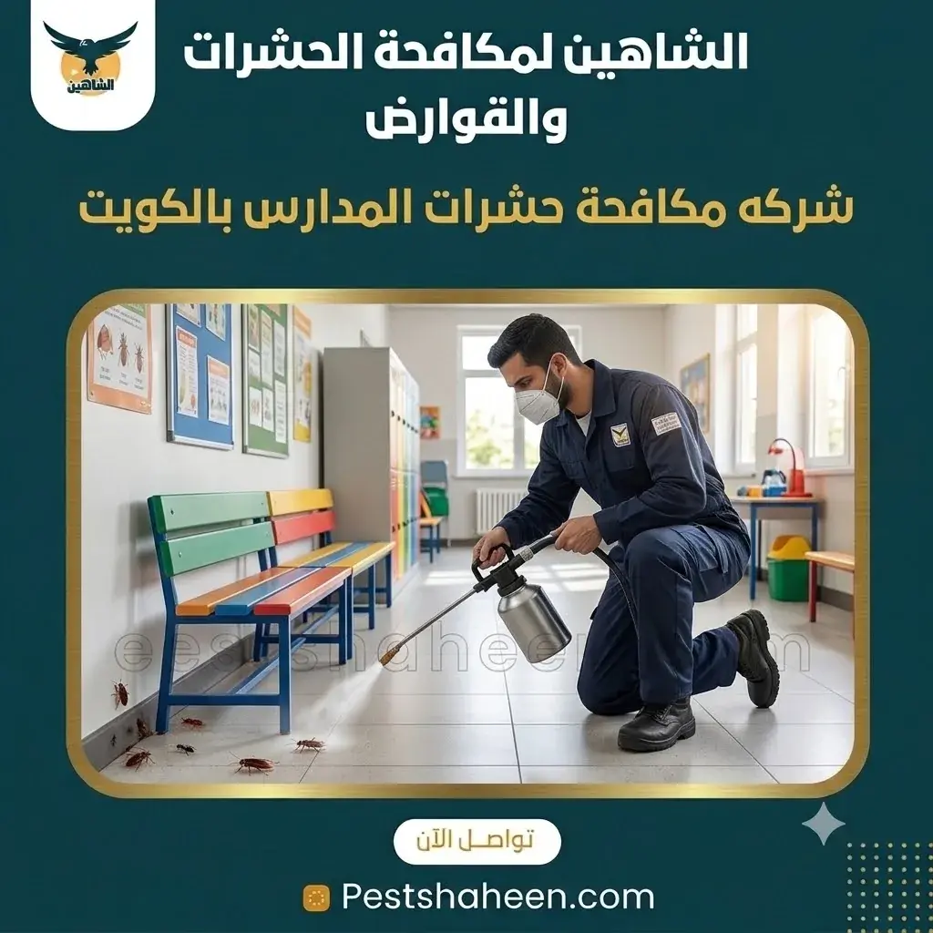 شركة مكافحة حشرات للمدارس بالكويت