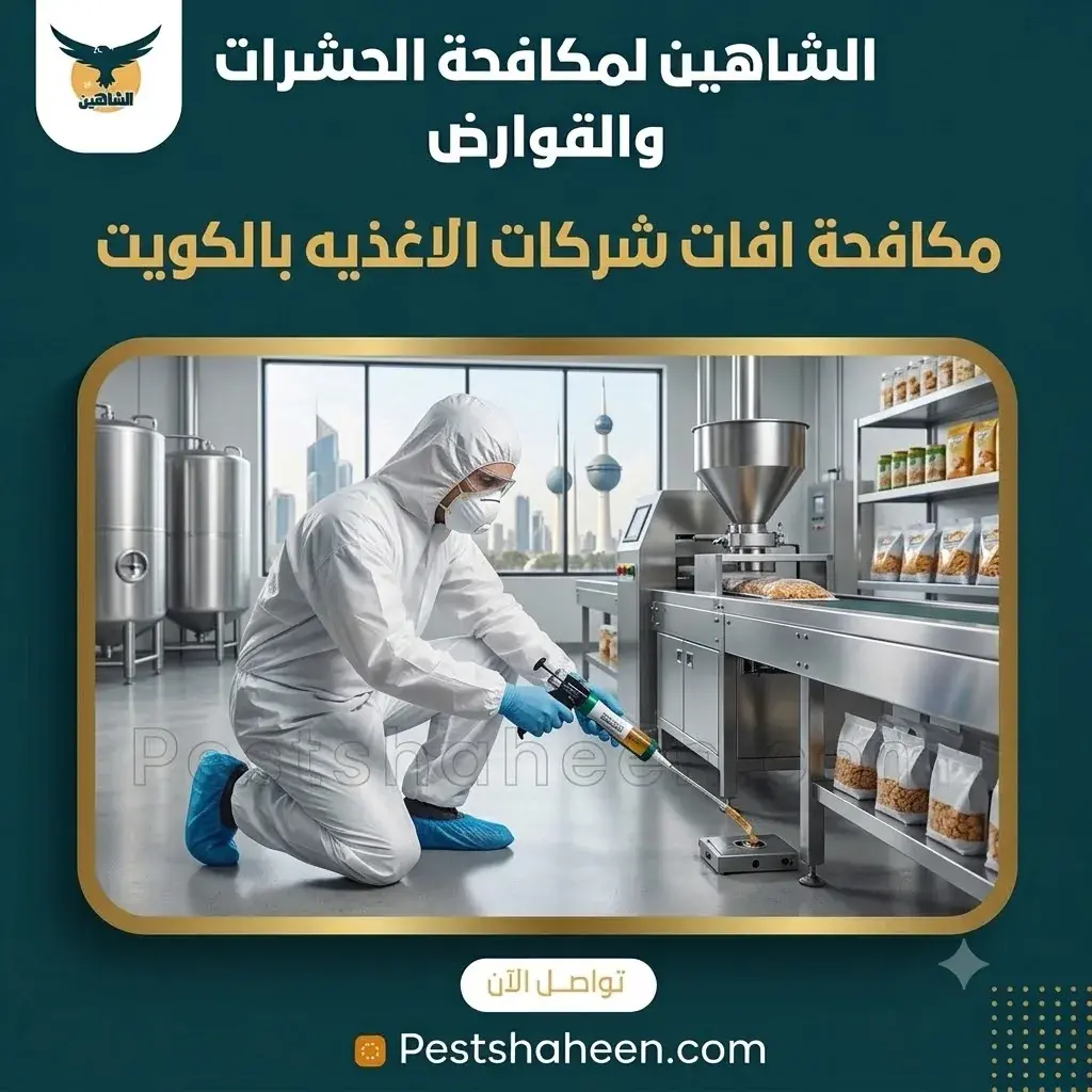 مكافحة آفات شركات الأغذية بالكويت وفق خطة دورية