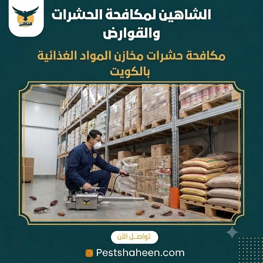 مكافحة حشرات مخازن المواد الغذائية بالكويت